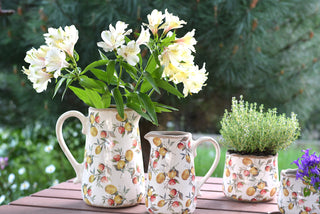 Mediterranean Citrus Ceramic Jugs