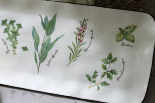 Botanical Porcelain Serving Tray