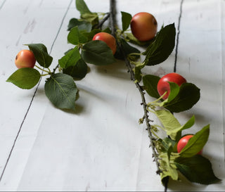 Extra Tall Faux Apple Branch with Realistic Fruit – 115 cm