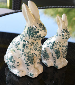 Vintage Decorative Ceramic Rabbit Figurine