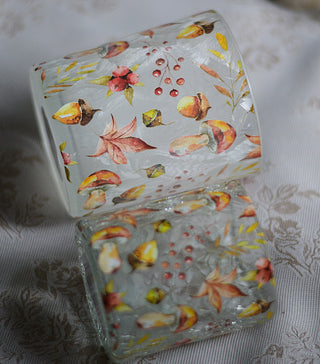 Autumn Cottage Candle Holder