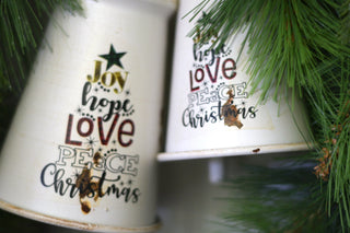 Season’s Greetings Bells – Set of 2