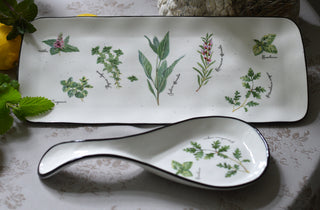 Botanical Porcelain Serving Tray