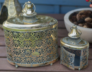 Antique-Style Gold Filigree Lanterns