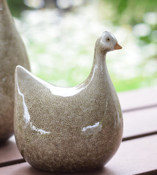 Characterful Ceramic Hen Trio