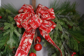 Evergreen Charm Jute Wreath