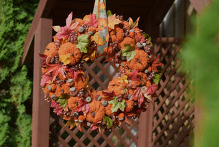 Soft & Whimsical Pumpkin Wreath