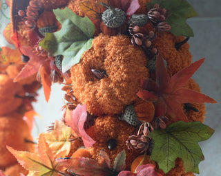Soft & Whimsical Pumpkin Wreath