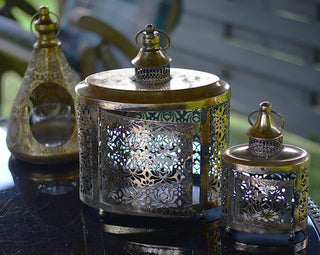Antique-Style Gold Filigree Lanterns