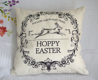 Farmhouse Rabbit & Hen Cushions