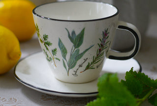Herbarium Porcelain Storage Jars