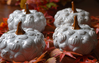 Artistic Ceramic Pumpkin Decoration
