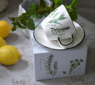 Herbarium Porcelain Storage Jars