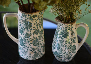 Vintage-Style Pitcher Vases