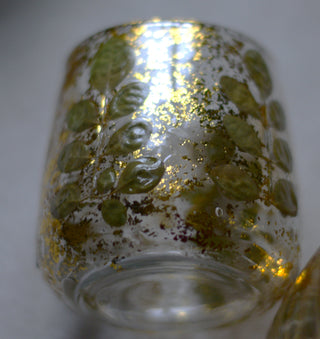 Leaf Glass Candle Holder