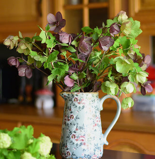 Vintage jugs in grey colour