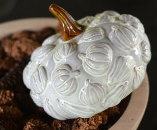 Artistic Ceramic Pumpkin Decoration
