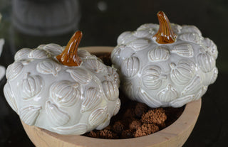Artistic Ceramic Pumpkin Decoration