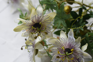 Faux Wild Passion Flower Spray