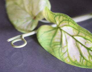 Lifelike Faux Caladium Stem