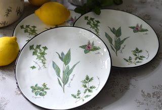 Botanical Rustic Plates