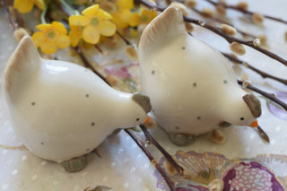 Ceramic Chicken Figurines