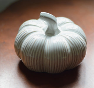 Rustic ceramic pumpkin