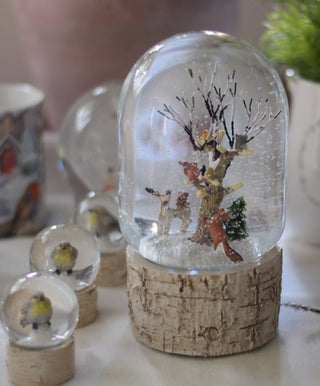 Woodland Animals Musical Snow Globe