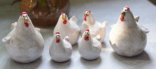 The Little Farmyard Trio — Set of Three Hens