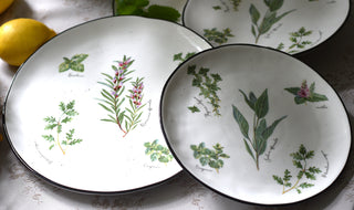 Botanical Rustic Plates