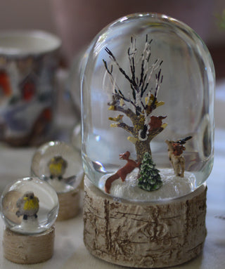 Woodland Animals Musical Snow Globe