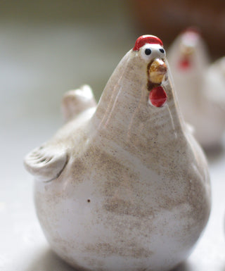 The Little Farmyard Trio — Set of Three Hens