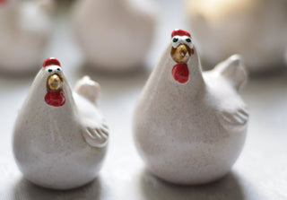 The Little Farmyard Trio — Set of Three Hens
