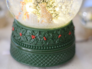 Music & Lights Woodland Friends Snow Globe