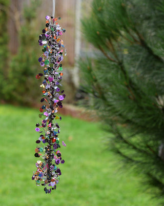 Colourful Wreath with Purple Accents