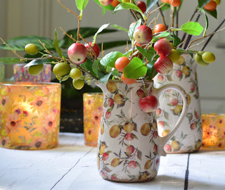 Mediterranean Citrus Ceramic Jugs