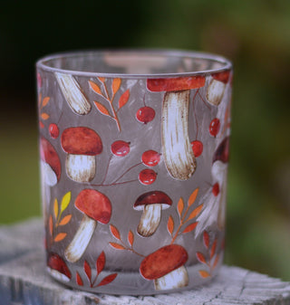 Foggy Forest Mushroom Candle Holders