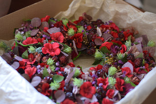 Blackberry Garden Table Wreath/Centerpiece