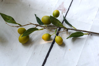 Artificial fruits branches: apples,oranges,lemons