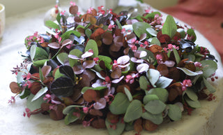Mixed Faux Eucalyptus Wreath