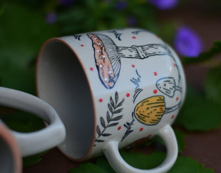 Mushroom Meadow  Ceramic Set – Jug and Mug