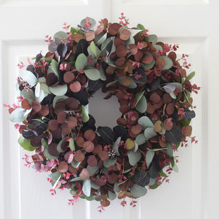 Mixed Faux Eucalyptus Wreath
