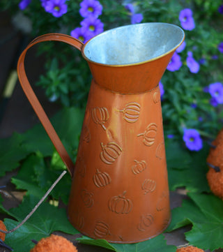 Pumpkin Fields Metal Jug