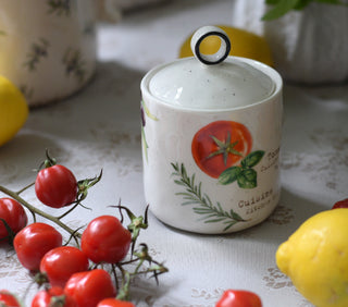 Farmhouse Porcelain Storage Jar