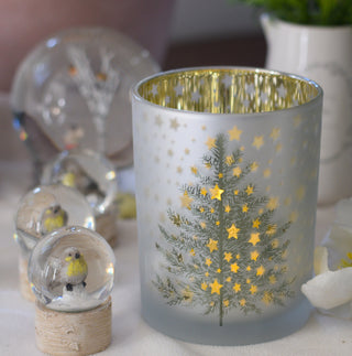 Golden Stars candle holder