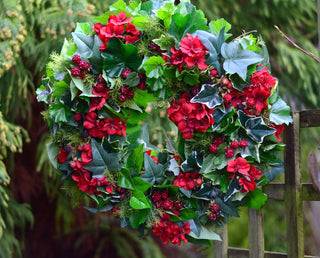 Pelargonium  Handmade  Faux Wreath