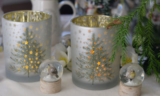 Golden Stars candle holder
