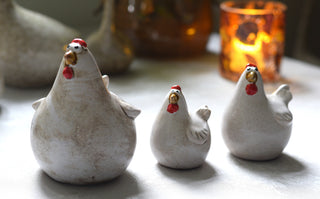 The Little Farmyard Trio — Set of Three Hens
