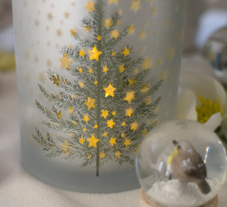 Golden Stars candle holder