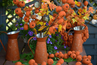 Pumpkin Fields Metal Jug